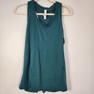 Athleta Momentum Seamless Tank Borealis Green Sz XL NWOT UPF 40 Anti-Odor